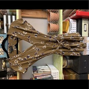 Staring at Stars Floral Print Backless Romper